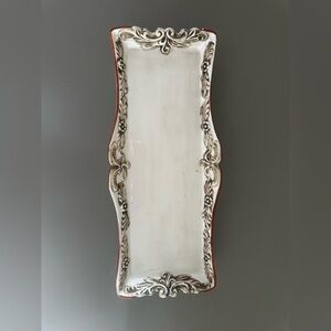 R. Capodimonte Italy Decorative Ceramic Tray – Vintage